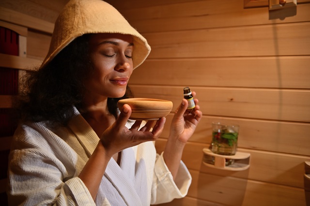 Aromatherapie in der Sauna